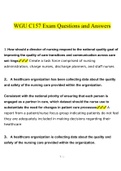 WGU C157 Exam 2023 Questions and Answers (Verified Answers)