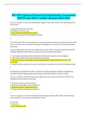 RN ATI Capstone Proctored Comprehensive Assessment  2019 B-with 100% verified solutions-2023-2024