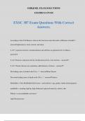 EXSC 387 Exam Questions With Correct Answers.