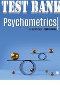 Psychometrics: An Introduction 4th Edition R. Michael Furr ISBN 9781071824085, 1071824082. All Chapters 1-14 (Complete Download). TEST BANK.