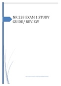 NR 228 EXAM 1 STUDY GUIDE & REVIEW