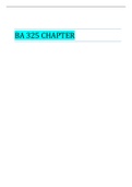 BA 325 CHAPTER 14