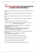 PUBLIX DELI MANAGEMENT TEST 2025 QUESTIONS  & CORRECT ANSWERS GRADED A+