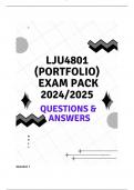 LJU4801 EXAM PACK 2024/2025