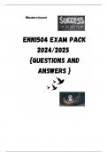 ENN1504 EXAM PACK 2024/2025  {QUESTIONS AND ANSWERS }