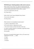 NR 304 Exam 1 Study questions with correct answers.