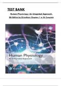 Test Bank for Human Physiology: An Integrated Approach, 8th Edition by Silverthorn, ISBN: 9781292259543, All 26 Chapters Covered, Verified Latest Edition