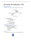 Samenvatting Handboek taalgericht vakonderwijs, ISBN: 9789046907573  De Leraar Als Taalleraar