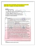 FNP MSN 560 ANSWERS AND RATIONALES FNP MSN 560 > Complete Test Bank GRADED A