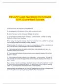  IR CAAP Exam Questions And Answers 100% Guaranteed Success.