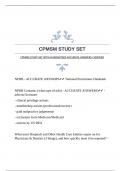 CPMSM STUDY SET WITH GUARANTEED ACCURATE ANSWERS |VERIFIED