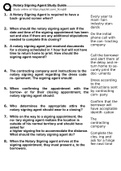 Notary Signing Agent Study Guide