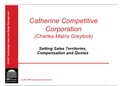 Entrepreneurial Sales-Setting Sales Territories, Compensation & Quotas_Lecture4