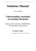 Understanding Australian Accounting Standards 1st Edition By Janice Loftus Ken Leo Ruth Picker Victoria Wise Kerry Clark (Solution Manual)