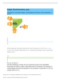 CHEM 120N / CHEM120N Edapt Stoichiometry quiz GRADED A+