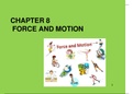 Class notes Science Force And Motion