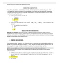 CHEM 120 / CHEM120 Week 5 Concepts Redox and Organic Chemistry GRADED A+