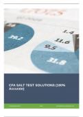 CFA SALT TEST SOLUTIONS (100% Accurate)