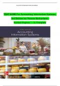 Test Bank for Accounting Information Systems 3rd Edition by Vernon Richardson, Chengyee Chang, Rod Smith