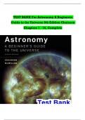 TEST BANK For Astronomy A Beginners Guide to the Universe, 8th Edition by Chaisson, Verified Chapters 1 - 18, Complete Newest Version