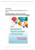 TEST BANK For Bates' Nursing Guide to Physical Examination and History Taking,{ 3rd Edition} By Beth Hogan-Quigley | All Chapters Included | Elaborated Answers | Latest 2024