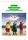 TEST BANK Children, 15th Edition By Santrock, Lansford and Deckard All Chapters 1–16 Complete, ISBN:9781265359447