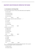 ANATOMY AND PHYSIOLOGY OPENSTAX TEST BANK