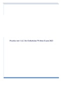 Practice test 1 & 2 for Esthetician Written Exam 2023