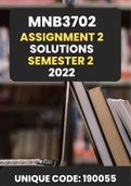 MNB3701 (Global Business Manag IB) Assignment 2 Solutions Semester 1 2023 (190055) (100% PASS RATE)