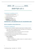 Samenvatting module 4: ontwikkelingspsychologie (babytijd)