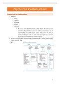 Samenvatting module 5: psychopathologie (psychische kwetsbaarheid)