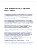 Bundle For WEBCE 2023 Exam Questions With Complete Solutions