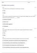 AMB400 EpicCare Ambulatory Administration Chapter Review Questions & Answers Rated 100% Correct!!