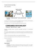 Extensive summary of  Consumer & Economic Psychology