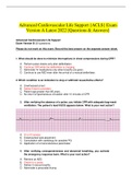 Advanced Cardiovascular Life Support {ACLS} Exam  Version B Latest 2022 [Questions & Answers]