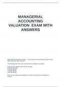 MANAGERIAL ACCOUNTING EXAMS BUNDLE .LATEST UPDATE!!!!