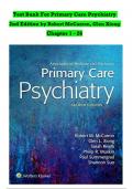 TEST BANK For Primary Care Psychiatry 2nd Edition by Robert McCarron, Glen Xiong