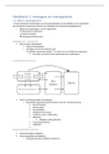 Samenvatting  Inleiding Management hs 2