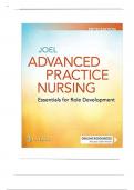 NURS 5002: Advanced Practice Nursing: Essentials for Role Development 5th Edition Joel Test Bank