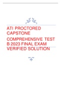 ATI PROCTORED CAPSTONE COMPREHENSIVE TEST B 2023 FINAL EXAM