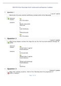 NRNP 6531 Week 5 Knowledge Check; Cardiovascular and Respiratory Conditions