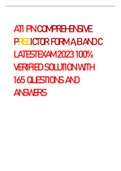 ATI PN COMPREHENSIVE PREDICTOR FORM A,B AND C 