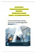 Solution Manual For Construction Accounting and Financial Management, 4th Edition by Steven J. Peterson, Complete Chapters 1 - 18, Verified Latest Version