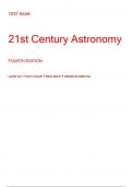 TEST BANK 21st Century Astronomy FOURTH EDITION, Answered