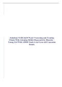 (Solution) NURS 6630 Week 9 Assessing and Treating Clients With Attention Deficit Hyperactivity Disorder – Young Girl With ADHD/ Katie is an 8 year old Caucasian female.