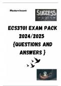 ECS3701 EXAM PACK 2024/2025  {QUESTIONS AND ANSWERS }