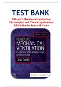 Test Bank For Pilbeam's Mechanical Ventilation: Physiological and Clinical Applications 8th Edition by James M. Cairo|9780323871648| All Chapters 1-23| LATEST