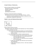 Astronomy - Chapter 3 - Ancient History of Astronomy