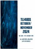 TLI4801 October/November 2024 | Due 22 October 2024