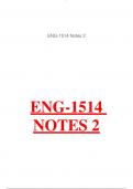 ENG-1514 NOTES 2